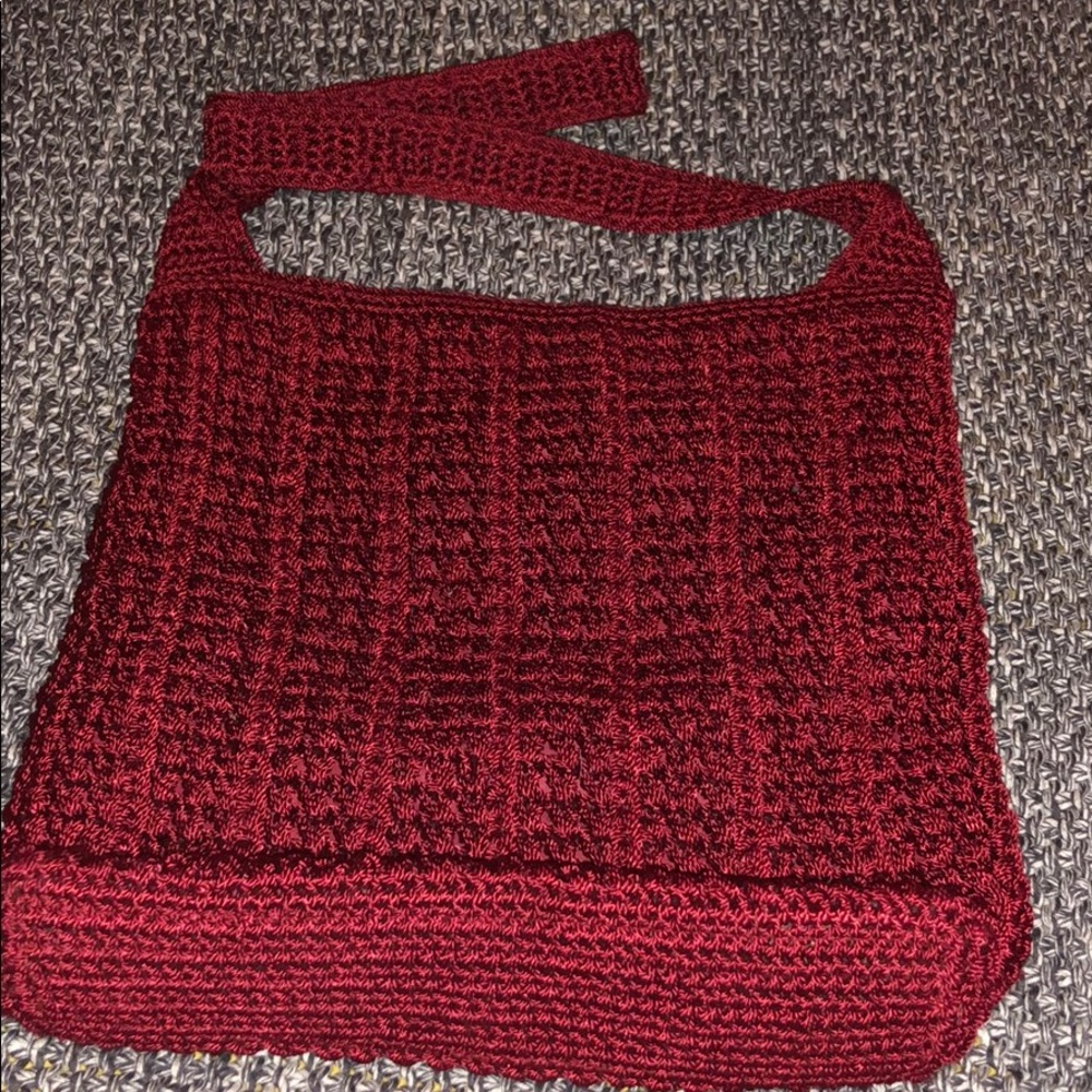 NWOT The Sak Knit Purse, Red.